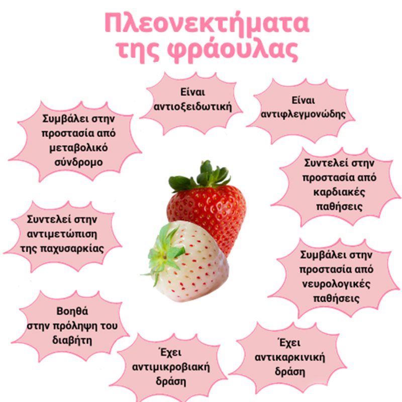 Πλεονεκτήματα Φράουλας